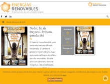 Tablet Screenshot of energias-renovables.com